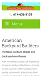 Mobile Screenshot of americanbackyardbuilders.com